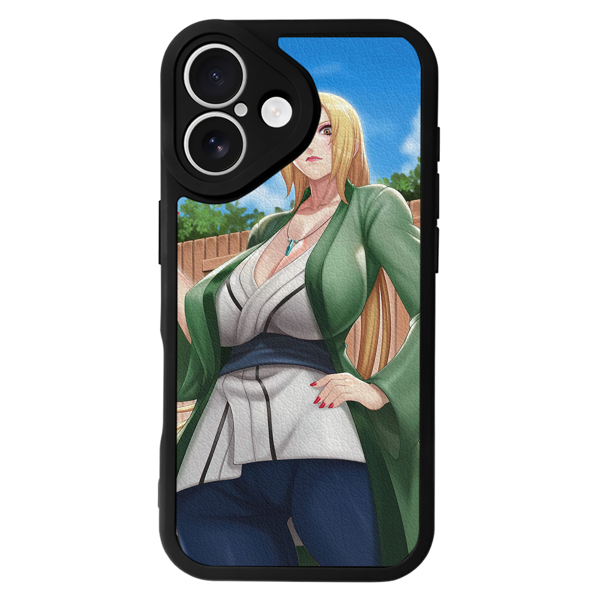 （画像用） NARUTO -ナルト- NARUTO -ナルト- 疾風伝 【iPhone 16シリーズ対応】シリコンスマホケース（レザー調） 材質：シリコン